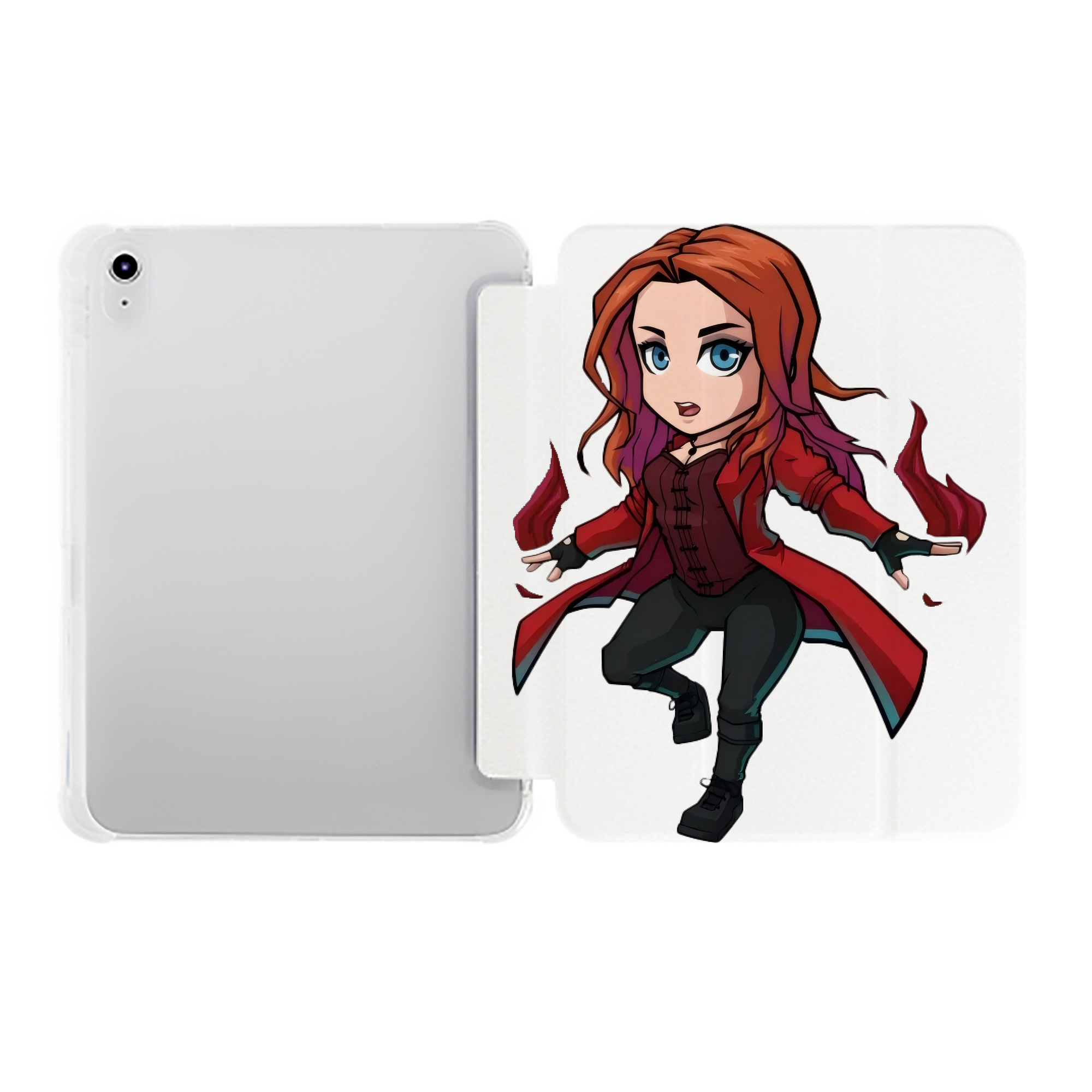 （画像用） アベンジャーズ The Avengers IPad ケース ペン収納付き 三つ折りスタンド PUレザー×シリコン 対応機種9.5/10.5/10.9インチ